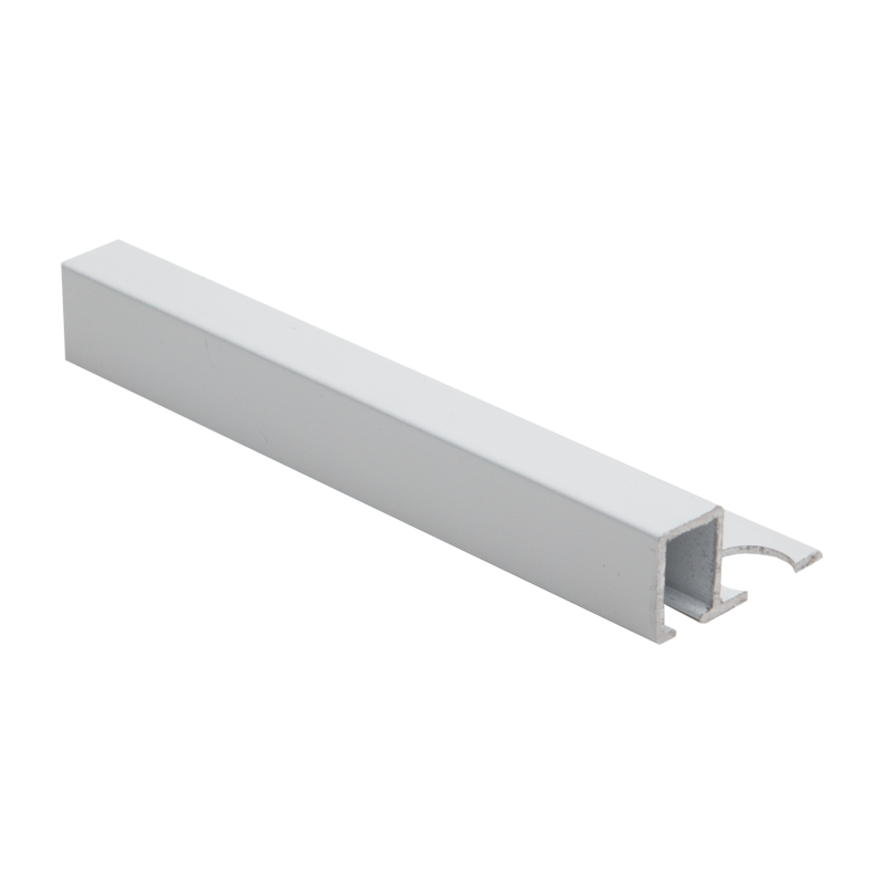 Square Edge White Powder Coated Aluminium Tile Trim Tdp By Genesis